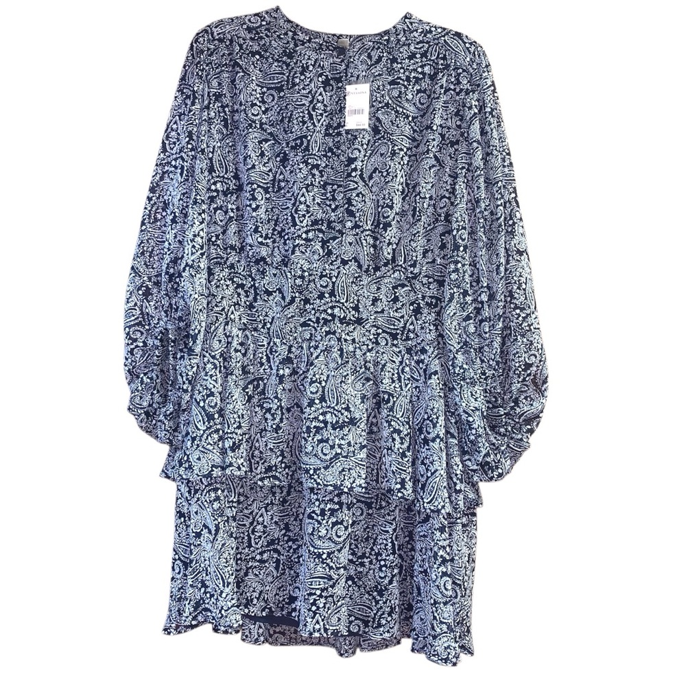 Versona Navy and White Patterned Dress Skort Woman’s XL NWT